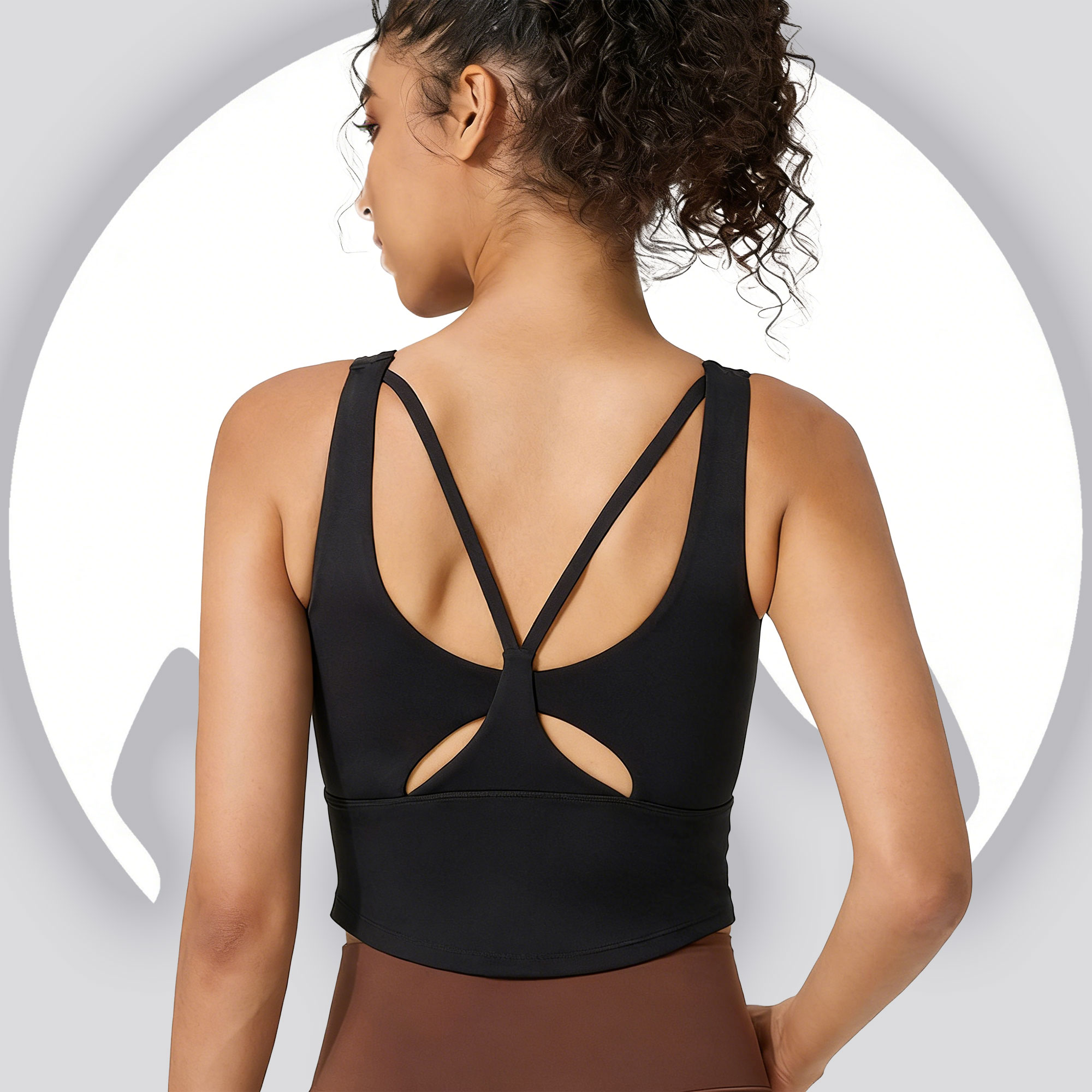 Aquatic Gym - Reggiseno Sportivo da Donna con Coppe